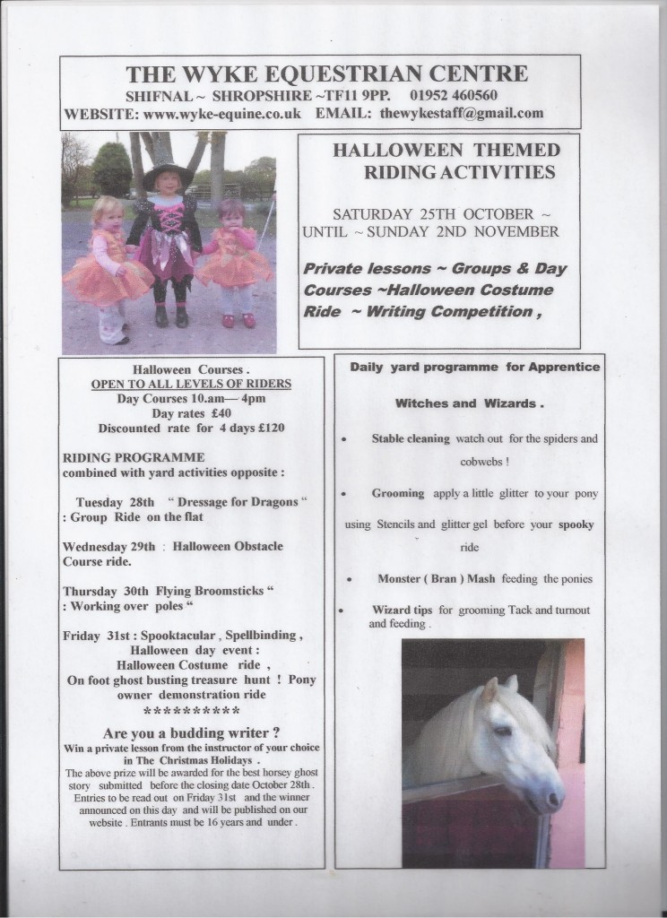 Halloween courses